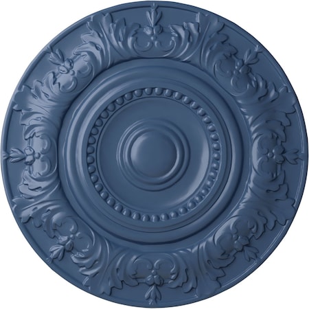Ekena Millwork Biddix Ceiling Medallion (Fits Canopies up to 7 1/2"), Hand-Painted Americana, 20 7/8"OD x 1 1/4"P CM20BXAMF